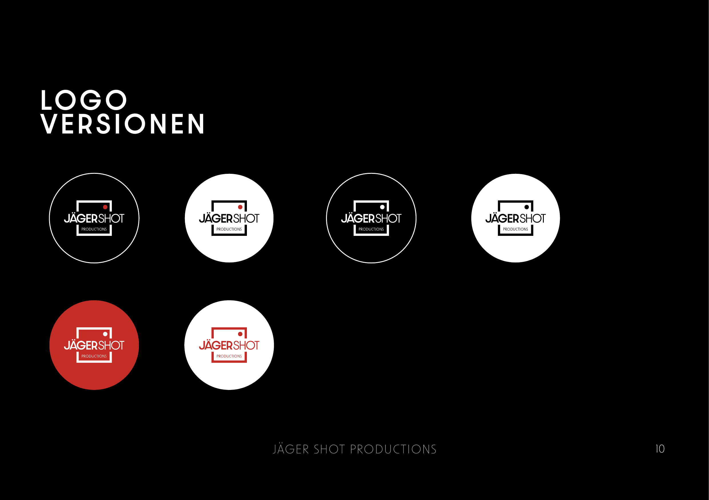Jägershot — Logo-Versionen