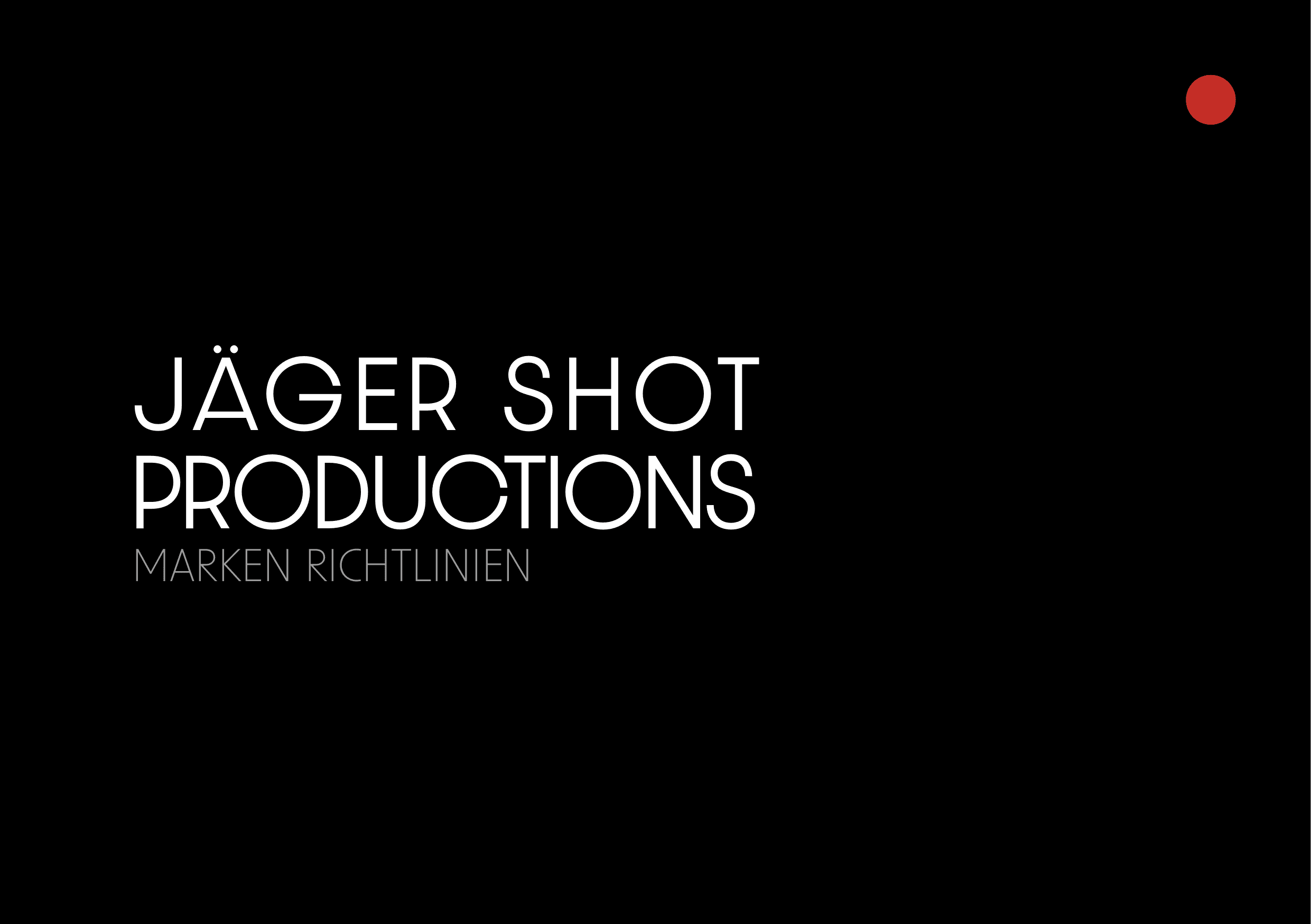 Jägershot — Markenrichtlinien Cover